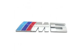  Σήμα BMW ///M5 Αυτοκόλλητο (Nickel) 3D Μεγάλο (1Τεμ.)