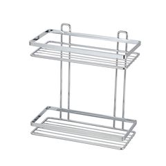 ΕΤΑΖΕΡΑ ELEGANT ΑΝΟΞΕΙΔΩΤΗ ΙΣΙΑ 2 ΘΕΣΕΩΝ 27x25χ12.5cm INOX