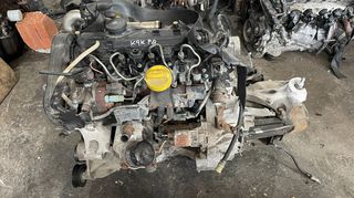 Κινητήρας & 5άρι σασμάν diesel EURO 5 K9K 820, 1.5 dCi 90PS, από Renault Twingo II Sport '10-'14, για Renault Clio III '10-'12 (πόμπα Delphi-μίζα εμπρός)