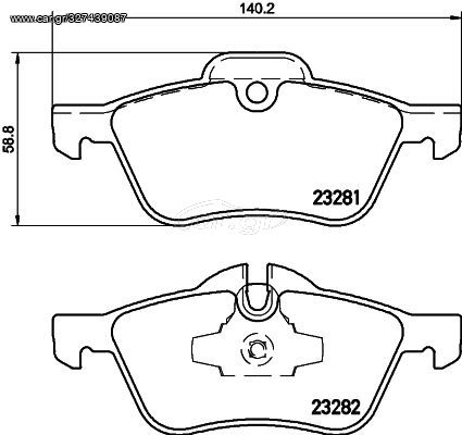 MINTEX Σετ τακάκια για MINI Hatchback (R50, R53) - Cabrio (R52)