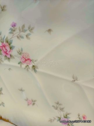 "MIKASA BONE CHINA REMEMBRANCE" μεγάλη πιατέλα εξαιρετικής πορσελάνης σε σχήμα φύλλου .-thumb-5