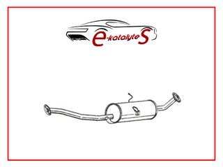 ΤΕΛΙΚΟ ΕΞΑΤΜΙΣΗΣ MAZDA 2.5D B2500 DIESEL, 96'