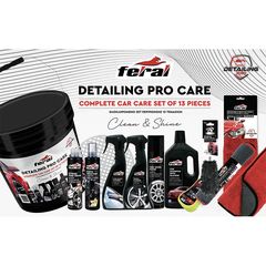 Σετ Περιποίησης Feral Detailing Pro Με Κουβά 20Lt 15 Τεμάχια