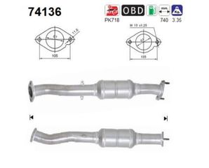 ΚΑΤΑΛΥΤΗΣ NISSAN X-TRAIL T30 2.0/2.5cc 2001-2013           KARALOIZOS exhaust