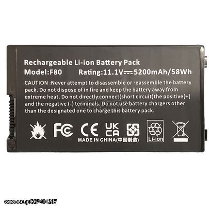 Μπαταρία Laptop - Battery for Asus Laptop Battery for F Series F80 F80A F80CR F80H F80L F80Q F80S F50 F50GX F50Q F50S F50SF F50SL F50SV X Series X61 X61GX X61S X61SL X61W Pro Series 61 61S 61G 61SL OE