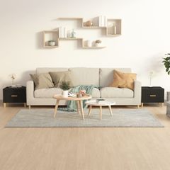 Τραπεζάκια Σαλονιού 2 τεμ. Μαύρα 50x50x40 εκ. Επεξεργ. Ξύλο 812711