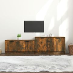Έπιπλο Τηλεόρασης Καπνιστή Δρυς 158,5x36x45 εκ. Επεξεργ. Ξύλο 817123