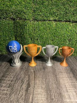 3D printed διακοσμητικά Trophies του Playstation 5 (PS5 Trophies)