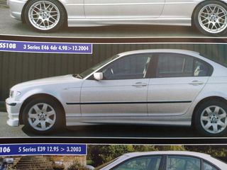 ΠΛΑΙΝΑ ΜΑΡΣΠΙΕ ΑΥΤΟΚΙΝΗΤΟΥ ΓΙΑ BMW E46 4D 1998-2005 