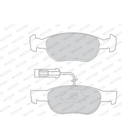 FERODO SL Σετ τακάκια για ALFA-ROMEO - FIAT - LANCIA