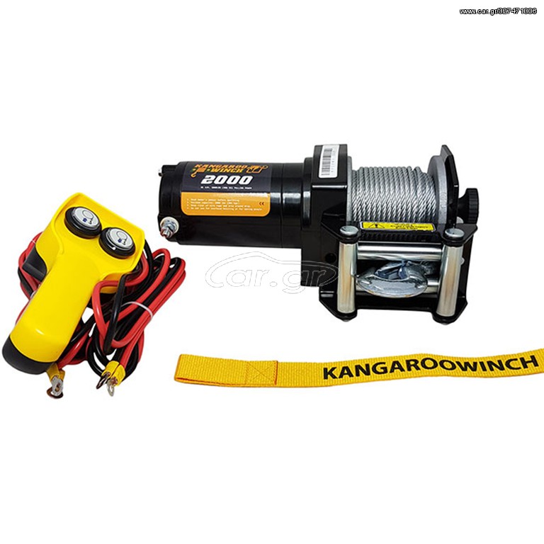 ΠΡΟΣΦΟΡΑ ΕΡΓΑΤΗΣ ΟΧΗΜΑΤΩΝ Kangaroo Winch 2000lb 12V(K2000)