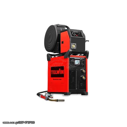 SUPERMIG 450I PACK Ηλεκτροκόλληση Inverter Σύρματος Πολλαπλών Λειτουργιών - ΗΛΕΚΤΡΟΚΟΛΛΗΣΕΙΣ MIG - TELWIN (#816906)