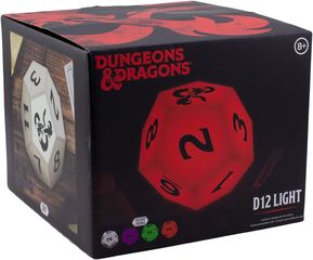 Paladone Dungeons and Dragons D12 Colour Changing Cube Light Παιδικό Διακοσμητικό Φωτιστικό (PP8250DD)