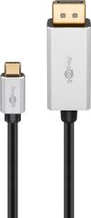 Goobay καλώδιο USB-C σε Displayport HDR, 8K, copper, 3m, μαύρο - (60177)