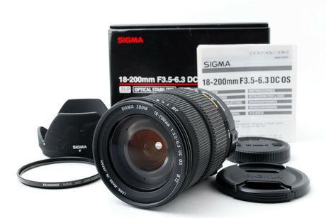 Canon EF-S 18-200mm SUPERZOOM Sigma OS (STABILIZER!) EOS DSLR