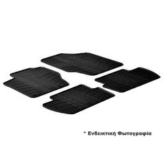 LAMPA - ΠΑΤΑΚΙΑ ΑΥΤΟΚΙΝΗΤΟΥ ΑΠΟ ΛΑΣΤΙΧΟ ΓΙΑ RENAULT ESPACE 05/2015+ ΣΕ ΜΑΥΡΟ ΧΡΩΜΑ ME ΚΟΥΜΠΩΜΑΤΑ - 4 ΤΕΜ.