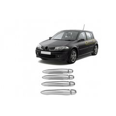 ΧΕΡΟΥΛΙΑ ΠΟΡΤΑΣ ΓΙΑ RENAULT MEGANE HB 5D /SEDAN /SW 04-10  ΧΡΩΜΙΟ ΜΕΤΑΛΛΙΚΑ 4ΠΟΡΤΕΣ 4ΤΕΜ-thumb-2