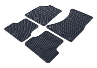 Cik - ΠΑΤΑΚΙΑ ΑΥΤΟΚΙΝΗΤΟΥ ΑΠΟ ΛΑΣΤΙΧΟ ΓΙΑ AUDI A6 2011-2018 / A7 2010-2018 ΣΕ ΜΑΥΡΟ ΧΡΩΜΑ ΜΕ ΚΟΥΜΠΩΜΑΤΑ - 4 ΤΕΜ. (RM.AU.0004/CK)