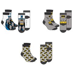 DC Comics Batman assorted pack 3 socks adult-thumb-1
