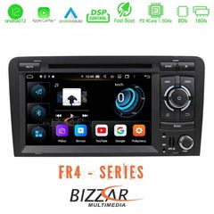 Bizzar FR4 Pro Series Audi A3 4Core Android12 2+16GB Navigation Multimedia Station 7" (OEM Style)