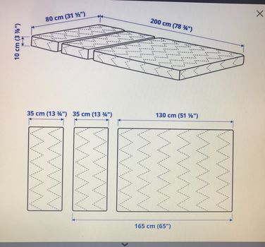 Παιδικό στρώμα IKEA με ελατήρια Vyssa Vackert