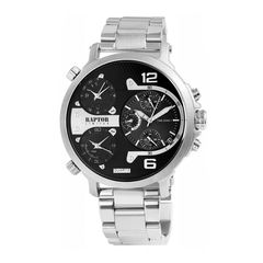 Raptor Limited Maximus, Men's Watch, Silver Stainless Steel Bracelet RA20340-001