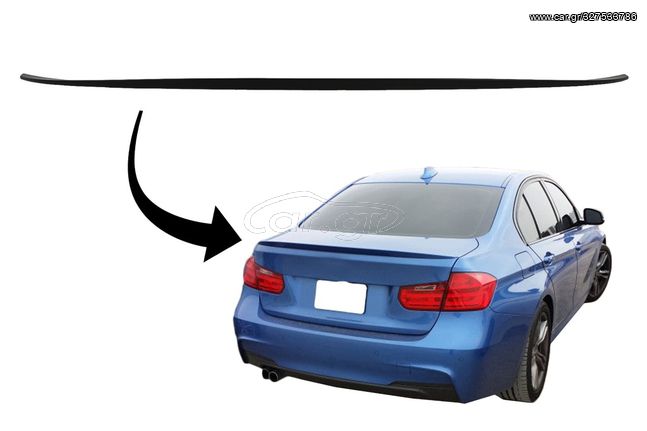 ΑΕΡΟΤΟΜΗ Trunk Boot Lid Spoiler BMW 3 Series F30 (2010-up) M3 Design Matte Black