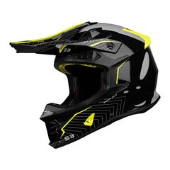 ΚΡΑΝΟΣ UFO Intrepid Helmet - Black/Neon Yellow size LG..ΠΡΟΣΦΟΡΑ!!!