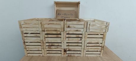 17 επιτραπέζια ξύλινα τελάρα - καφάσια σερβιρίσματος 28.5x18.5x8,5cm, ρουστίκ, τύπου παλαιομένα ! ★ΣΑΝ ΚΑΙΝΟΥΡΓΙA★