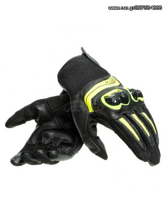 Dainese Mig 3 Γάντια Black/Fluo-Yellow