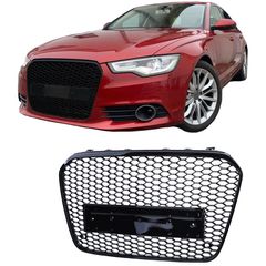 ΜΑΣΚΑ [RS-TYPE] *BLACK* ΓΡΙΛΙΑ ΚΑΠΟ AUDI A4 B6 - STREET BOYS - CAR TUNING  SHOP