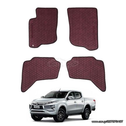 Mitsubishi L200 (Triton) 2019+ Πατάκια Καπιτονέ [HIVE]