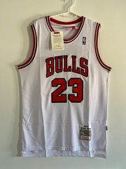 Φανέλα Εμφάνιση Michael Jordan Chicago Bulls Mitchell & Ness Jersey NBA Home 1997-98 Λευκή Μέγεθος Large