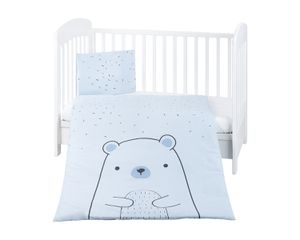 Σετ Κούνιας 3τμχ Bear With Me Μπλε Kikka Boo