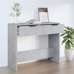 Τραπεζάκι κονσόλα Γκρι Σκυρ. 90x36x75 εκ. Επεξεργασμένο Ξύλο 811335