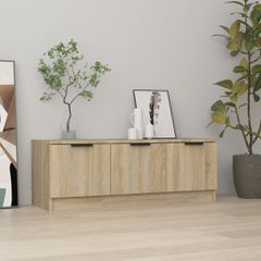 Έπιπλο Τηλεόρασης Sonoma Δρυς 102x35x36,5εκ. Επεξεργασμένο Ξύλο 811361