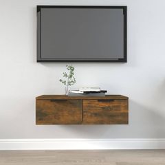 Ντουλάπι Τοίχου Καπνιστή Δρυς 68x30x20 εκ. Επεξεργασμένο Ξύλο 817093