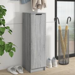 Παπουτσοθήκη Γκρι Sonoma 30x35x100 εκ. από Επεξεργασμένο Ξύλο 817106