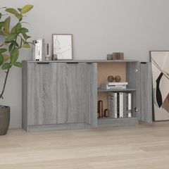 Ντουλάπι 2 τεμ. Γκρι Sonoma 60x30x70 εκ. από Επεξεργασμένο Ξύλο 3115778
