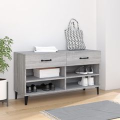 Παπουτσοθήκη Γκρι Sonoma 102x35x55 εκ. από Επεξεργασμένο Ξύλο 817571