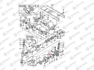 Ασφάλεια κορώνας τροχού Yanmar: 1W3983-40300-thumb-1
