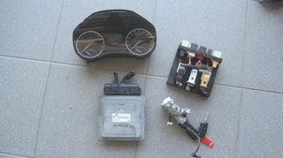Σετ ECU-immobilizer από Skoda Octavia 5 2008-2013, μοτέρ CAY 1.6lt, 179.873 km
