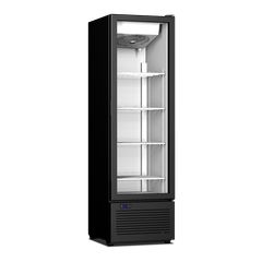Ψυγείο βιτρίνα μονή συντήρηση αναψυκτικών με αέρα, 435Lt, διαστάσεις : 59x59x202