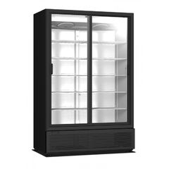 Ψυγείο βιτρίνα συντήρησης Όρθιά  διπλή με συρόμενες πόρτες, 1010 Lt ,διαστάσεις : 110x71x205