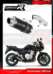 Εξάτμιση Τελικό Dominator GP1 Black S.Steel Suzuki  Bandit GSXF 650/1250 2007-2014 Με Σιγαστήρα