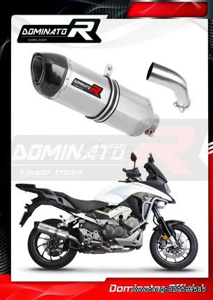 Dominator Εξάτμιση Τελικό HP1 S.Steel/Carbon End Honda CrossRunner 800 2015 - 2021 Με Σιγαστήρα