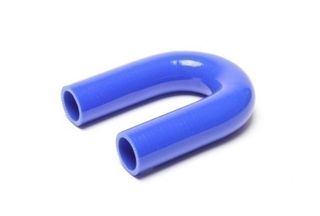 Φ25mm Κολάρο Σιλικόνης - 180° Γωνία  - Μήκος 102mm - Μπλε - 1 Τμχ. - Μπλε - (09B1300)