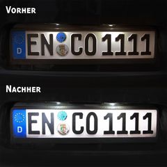 LED Φώτα Πινακίδας 6000K BMW 1 (E82, E88) , 3 (E90, E91, E92, E93), 5 (E39), (E60, E61), X5 (E70), X6 (E71, E72) - 2Τμχ. - (22069_5)-thumb-2