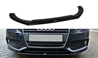 Spoiler / Χειλάκι εμπρός προφυλακτήρα Maxton Design Audi A4 B8 Carbon Look - (AU-A4-B8-FD2C)