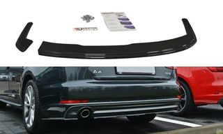 Πλαϊνά πίσω spoiler Maxton Design Audi A4 B9 S-Line μαύρο σαγρέ - (AU-A4-B9-SLINE-RSD1T)